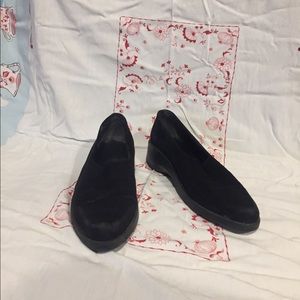 Black Suede Robert Clergerie Wedges